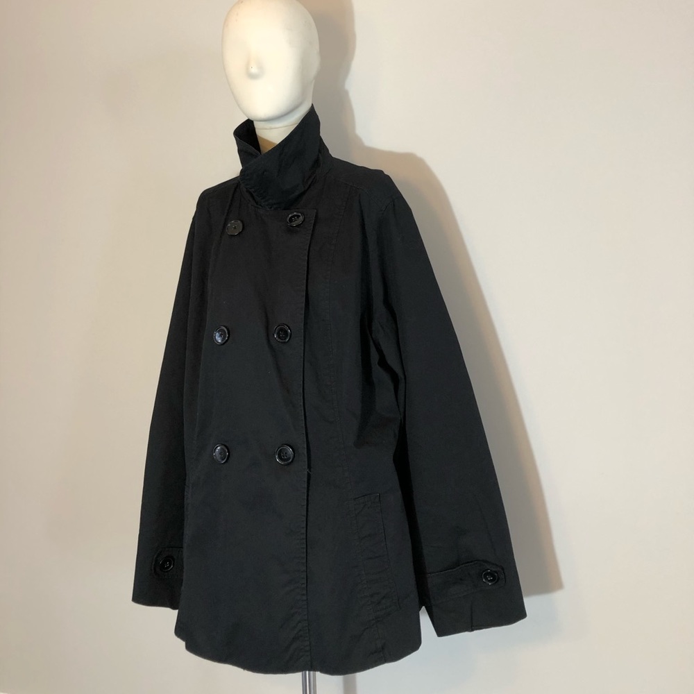 Women’s MERONA Black Pea Coat Size 1